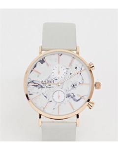 Серые часы с мраморным принтом Inspired эксклюзивно для ASOS Reclaimed vintage