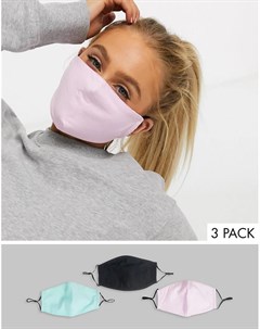 Эксклюзивный набор из 3 розовых масок для лица Designb london