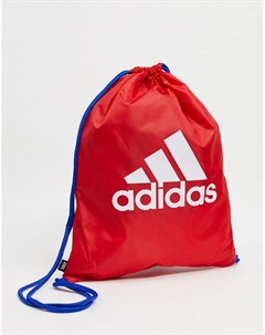 Красная спортивная сумка с логотипом performance Adidas
