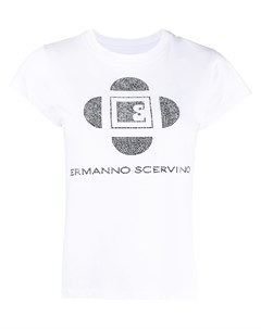 Футболка с логотипом Ermanno scervino