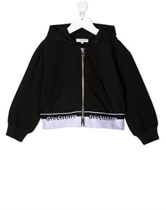 Худи на молнии с логотипом Givenchy kids