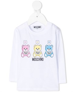 Футболка с принтом Moschino kids