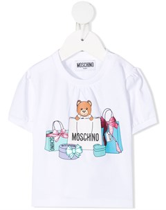 Футболка с принтом Moschino kids