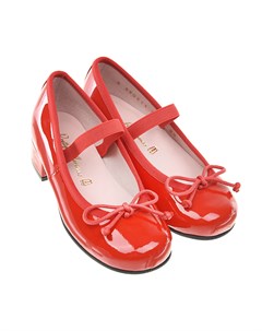 Лакированные туфли красного цвета детские Pretty ballerinas