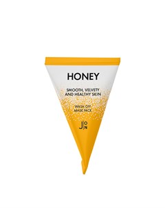 Маска для лица Honey Smooth Velvety and Healthy Skin Wash Off Mask Pack 1 шт J:on
