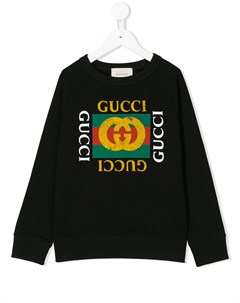 Толстовка с принтом логотипа Gucci kids