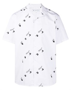 Рубашка с короткими рукавами и логотипом Off-white