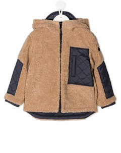 Фактурное пальто с капюшоном Il gufo