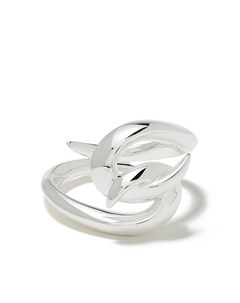 Серебряное кольцо Hook Shaun leane