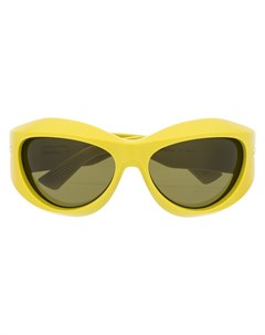 Солнцезащитные очки в массивной оправе кошачий глаз Bottega veneta eyewear