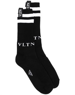 Носки с вышитым логотипом Valentino