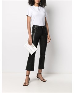 Клатч с заклепками и логотипом Versace jeans couture