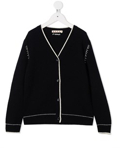 Кардиган с контрастной строчкой Marni kids