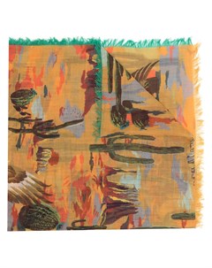 Кашемировый шарф с абстрактным узором Etro