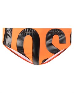 Плавки с крупным логотипом Moschino