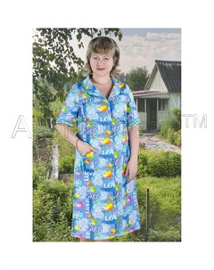 Женский халат Арт Джинс на пуговицах размер 46 Артпостель