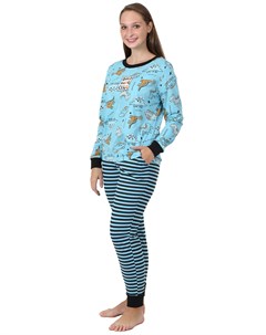 Жен пижама Rex Голубой р 44 Оптима трикотаж