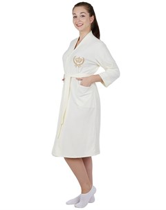Жен халат Виктория Молочный р 56 Оптима трикотаж