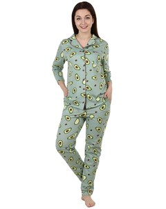 Жен пижама Авокадо Зеленый р 54 Оптима трикотаж