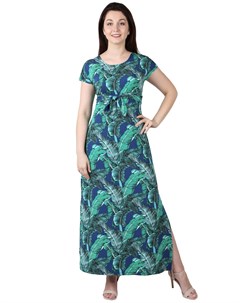 Жен платье Ботаника Синий р 46 Оптима трикотаж