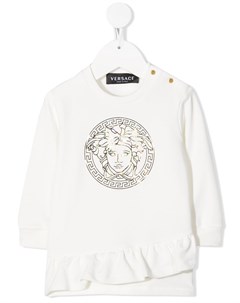 Блузка с логотипом Versace kids
