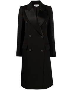 Двубортное пальто миди Victoria beckham
