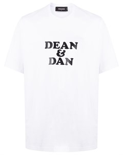 Футболка Dean Dan с принтом Dsquared2