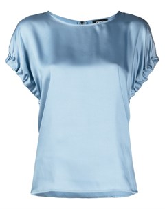 Атласная блузка с короткими рукавами Dkny