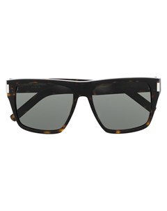 Солнцезащитные очки SL424 в квадратной оправе Saint laurent eyewear