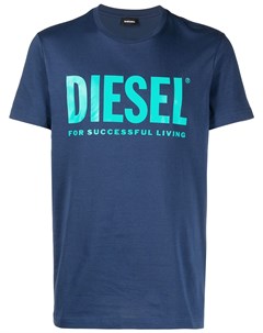 Футболка с короткими рукавами и логотипом Diesel