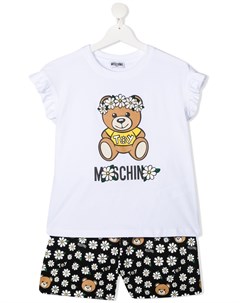 Комплект из футболки и шортов Moschino kids