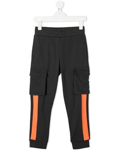 Спортивные брюки с контрастной аппликацией Stella mccartney kids
