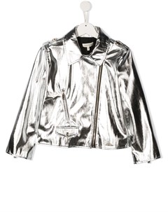 Байкерская куртка с эффектом металлик Twinset