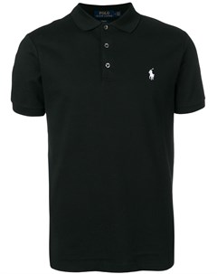 Рубашка поло с контрастным логотипом Polo ralph lauren