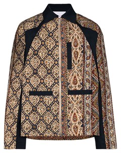 Куртка на молнии с геометричным принтом Paria farzaneh