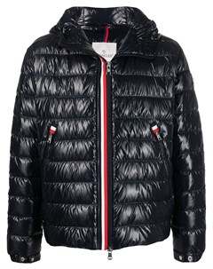 Пуховик с нашивкой логотипом Moncler