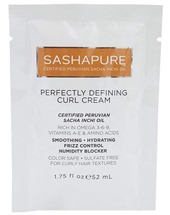 Крем для кудрявых непослушных пушистых волос с маслом Сача Инчи Defining Curl Cream 52 мл Sashapure
