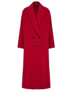 Красное шерстяное пальто Isabel marant