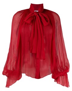 Шифоновая блузка с объемными рукавами Atu body couture