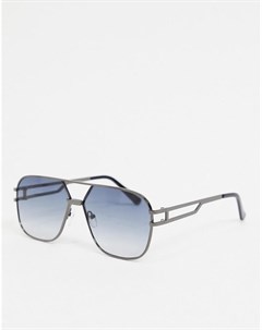 Серые солнцезащитные очки в квадратной оправе Jeepers peepers