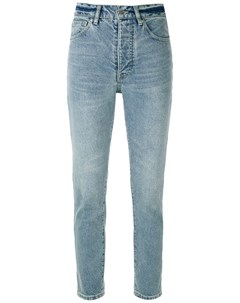 Укороченные джинсы с завышенной талией Armani exchange
