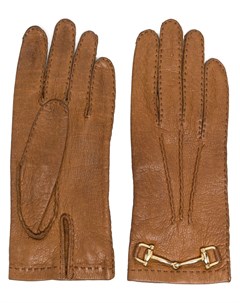 Перчатки 1970 х годов с пряжкой Horsebit Céline pre-owned