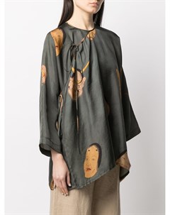 Расклешенная блузка с вышивкой Uma wang