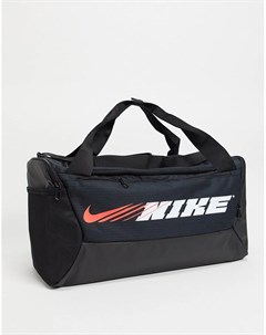 Черная сумка дафл с логотипом Nike training