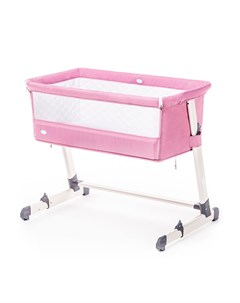 Детская приставная кроватка Accanto розовая Nuovita