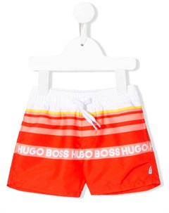 Плавки шорты с контрастным логотипом Boss kidswear