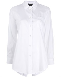 Рубашка с плиссировкой на спине Emporio armani