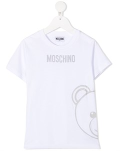 Футболка с логотипом Moschino kids