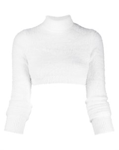 Укороченный вязаный свитер Versace jeans couture