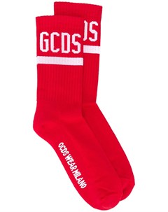Носки в рубчик с логотипом Gcds